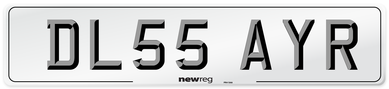 DL55 AYR Number Plate from New Reg